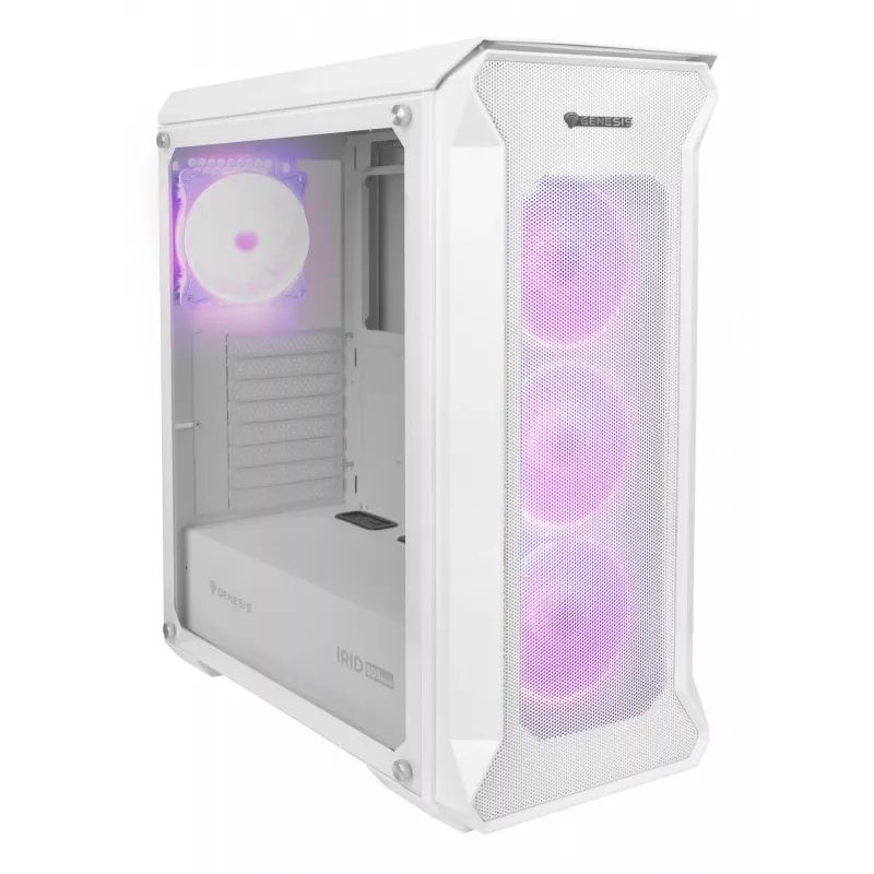GENESIS Irid 505 ARGB Midi Tower Blanco