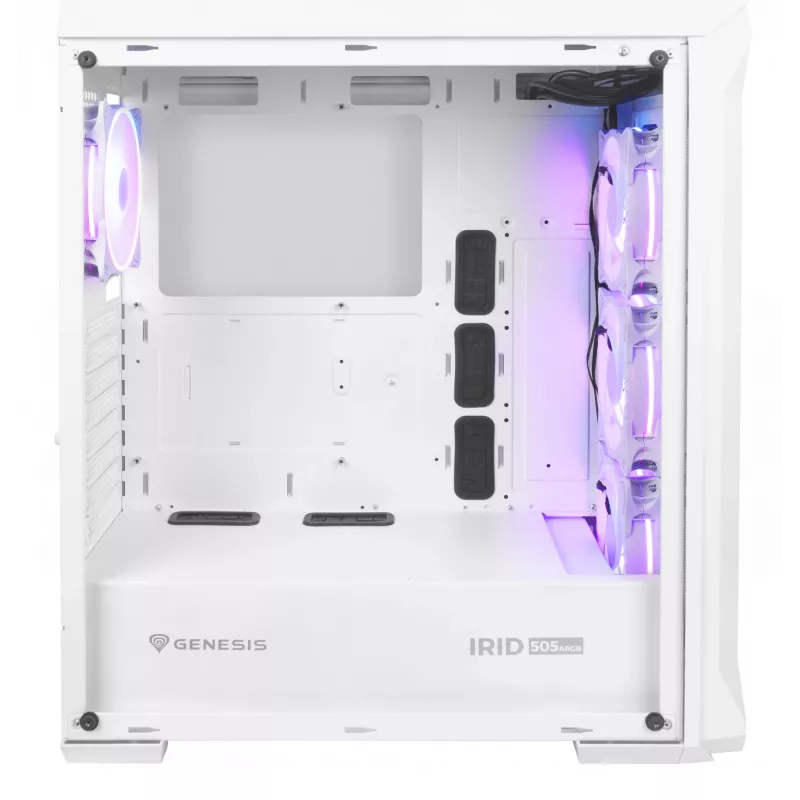 GENESIS Irid 505 ARGB Midi Tower Blanco
