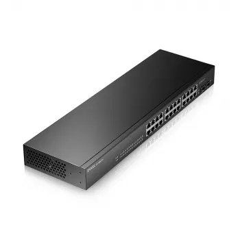 Zyxel GS-1900-24 v2 Managed L2 Gigabit Ethernet (10/100/1000) 1U Negro
