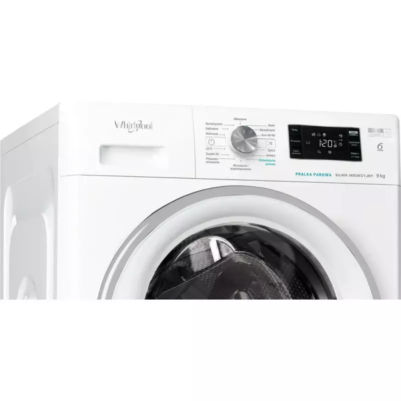 Whirlpool FFB 9258 SV PL lavadora de libre instalación, carga frontal, 9 kg, 1200 rpm, blanca