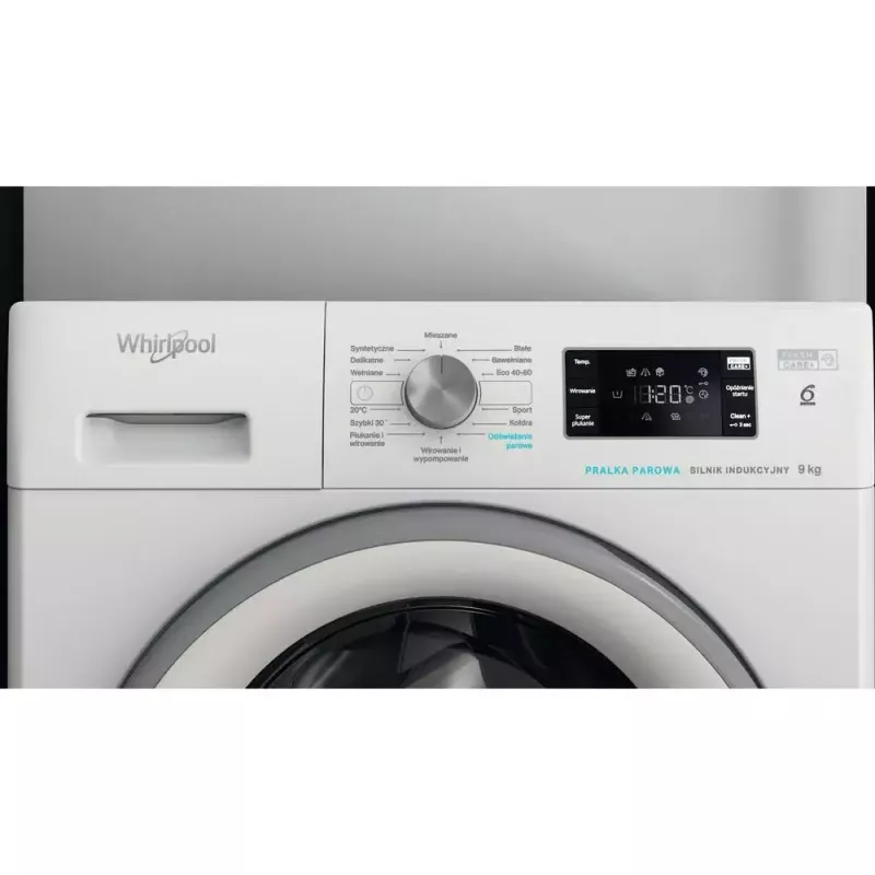Whirlpool FFB 9258 SV PL lavadora de libre instalación, carga frontal, 9 kg, 1200 rpm, blanca