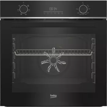 Horno eléctrico empotrable BEKO BBIE17301BD, 72 L, aire caliente, grill, limpieza por vapor, acero inoxidable