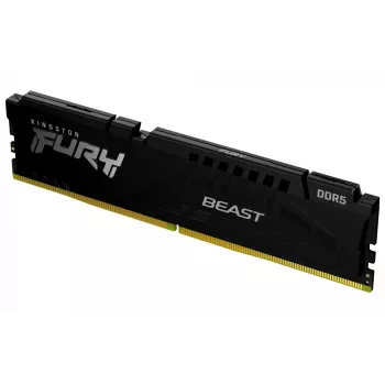 Memoria Kingston Technology FURY Beast 32GB 5600MT/s DDR5 CL40 DIMM Negro