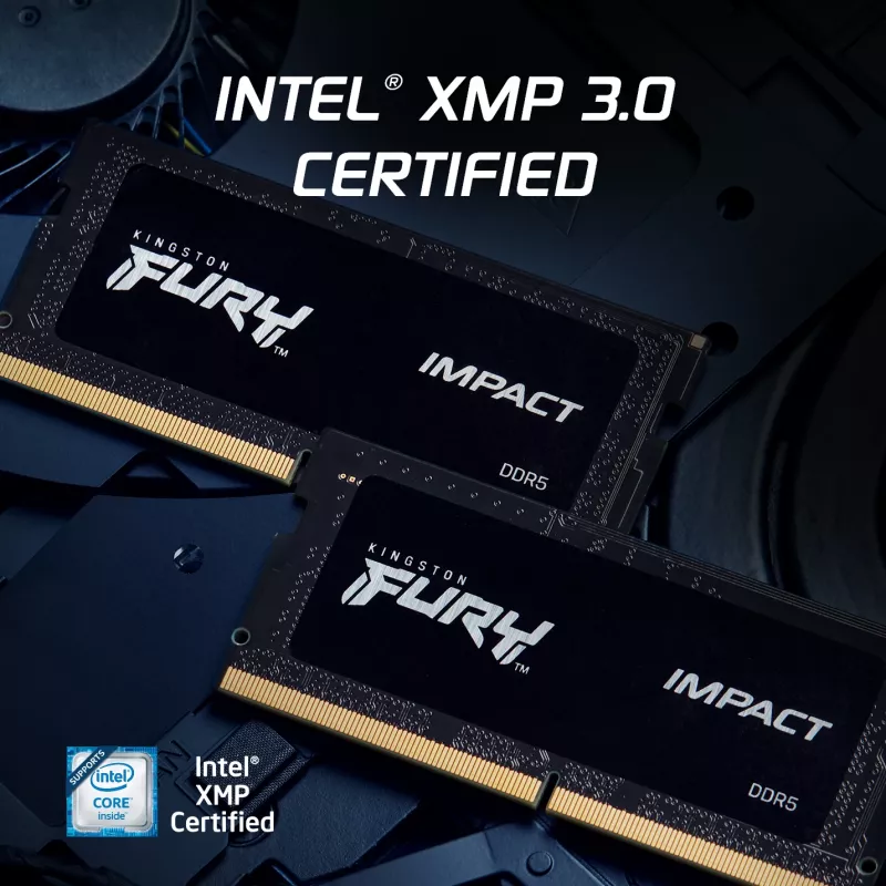 Kingston Technology FURY 32GB 4800MT/s DDR5 CL38 SODIMM (Kit de 2) Impact