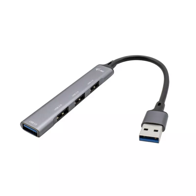 Hub USB 3.0 i-tec Metal 1x USB 3.0 + 3x USB 2.0