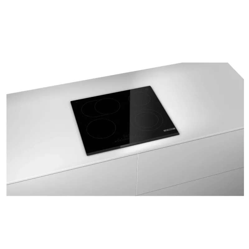 Placa de cocción vitrocerámica de empotrar Bosch Serie 6 PKN631FP2E Negra 4 zonas