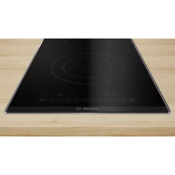 Placa de cocción Bosch Serie 6 PKF375FP2E Negra De empotrar 30 cm Placa vitrocerámica 2 zonas de cocción