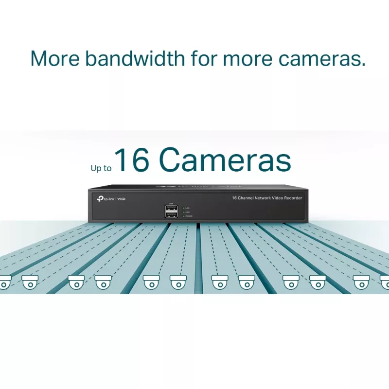 Grabador de vídeo en red de 16 canales TP-Link VIGI