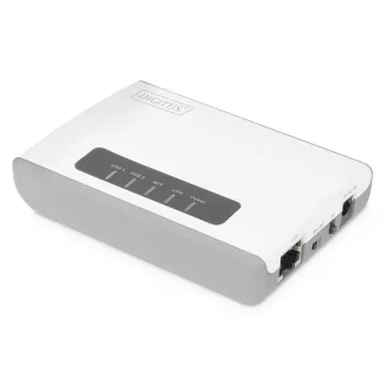 Servidor de red WLAN NAS USB Hub Servidor de impresión DIGITUS 2 puertos USB 2.0