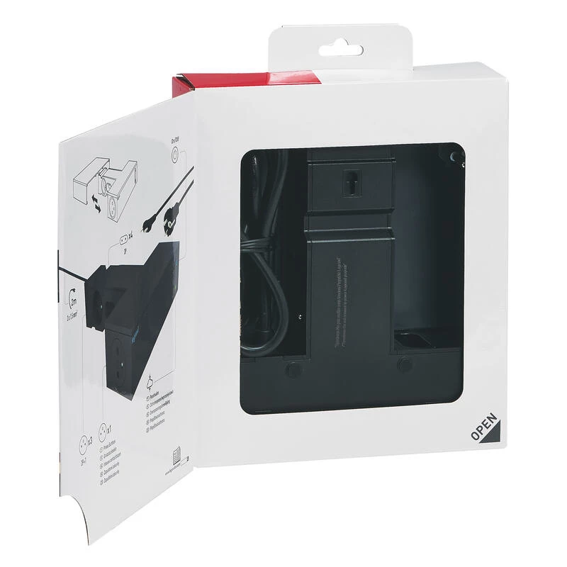 Regleta de alimentación Legrand 049430 2 m 8 tomas de corriente para interior Negro