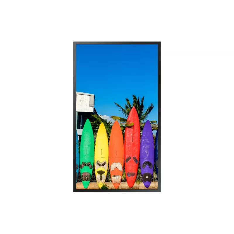 Pantalla plana de señalización digital Samsung OM55B 139,7 cm (55 inch) LCD Wi-Fi 3000 cd/m² 4K Ultra HD Negra Procesador integrado Tizen 5.0 24/7