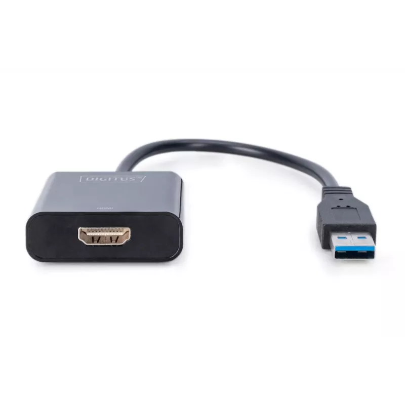 Adaptador DIGITUS USB 3.0 a HDMI entrada USB, salida HDMI, resolución hasta 1080p