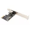 Tarjeta de red Digitus Gigabit Ethernet PCI Express DN-10130-1 cableada 1000 Mbit/s negra