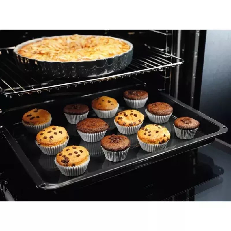 Horno eléctrico integrable Electrolux EOF5C50BZ, 65 L, limpieza catalítica, 8 programas, clase A, negro