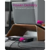 ICY BOX IB-DK2245AC cableado USB 3.2 Gen 1 (3.1 Gen 1) Type-C negro