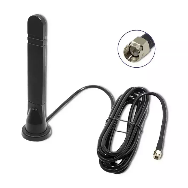 Antena omnidireccional 5G-LTE QOLTEC 57033 de doble banda 8 dBi para interiores