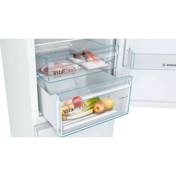 Frigorífico combi Bosch Serie 4 KGN36VWED independiente 326 L blanco
