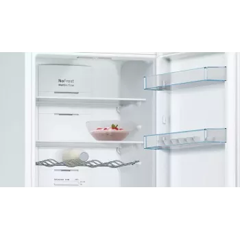 Frigorífico combi Bosch Serie 4 KGN36VWED independiente 326 L blanco