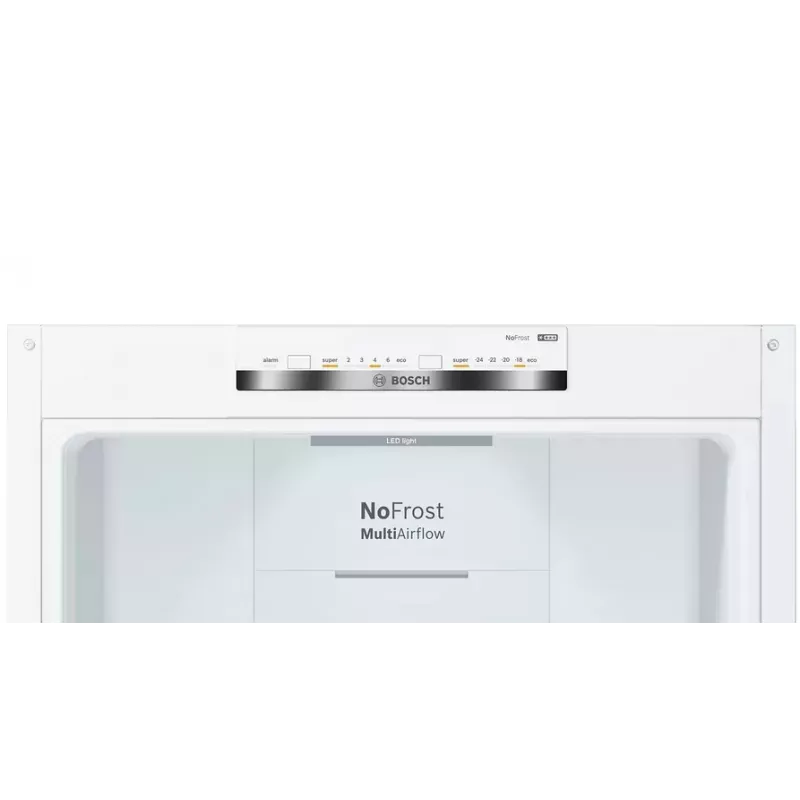 Bosch KGN36VWED frigorífico combi, de libre instalación, NoFrost, 237 l + 89 l, 186 cm, clase energética E, blanco