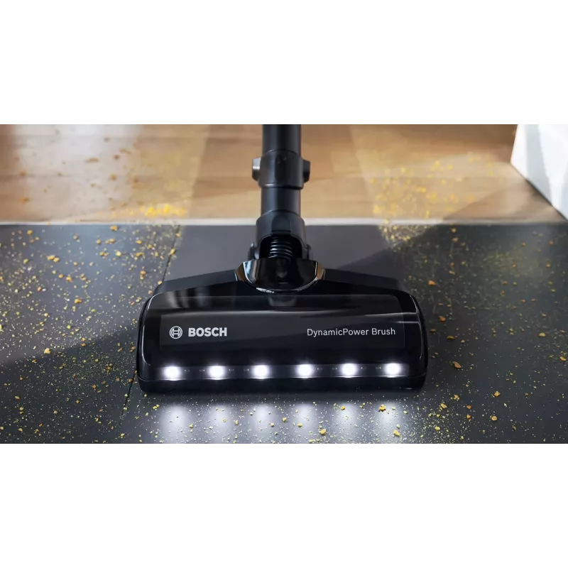 Bosch BBS712A Aspirador de batería / escoba eléctrica Aspirador de palo 2 en 1 Batería En seco Filtro higiénico Sin bolsa 0,3 L Grafito