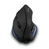 Ratón vertical inalámbrico MEDIA-TECH MT1123, negro, 2400 DPI, 5 botones, receptor RF-USB