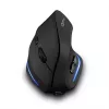 Ratón vertical inalámbrico MEDIA-TECH MT1123, negro, 2400 DPI, 5 botones, receptor RF-USB