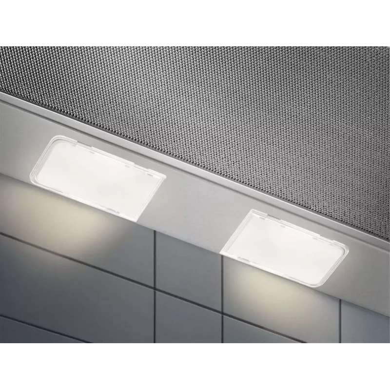 Campana extractora semintegrada Electrolux LFP226S, 598 mm, 330 m³/h, filtro de grasa de aluminio, 3 velocidades