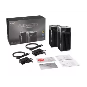 ASUS ZenWiFi Pro ET12 Tri-Band (2,4 GHz / 5 GHz / 6 GHz) Wi-Fi 6E (802.11ax) negro 3 Intern