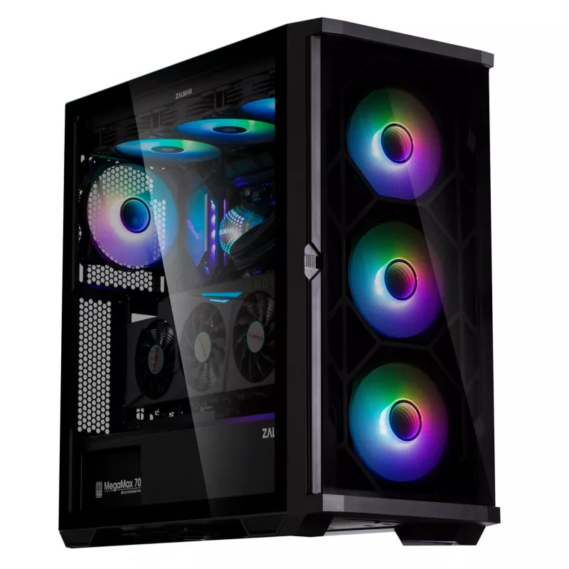 Caja PC Zalman Z10 DUO Midi Tower negra