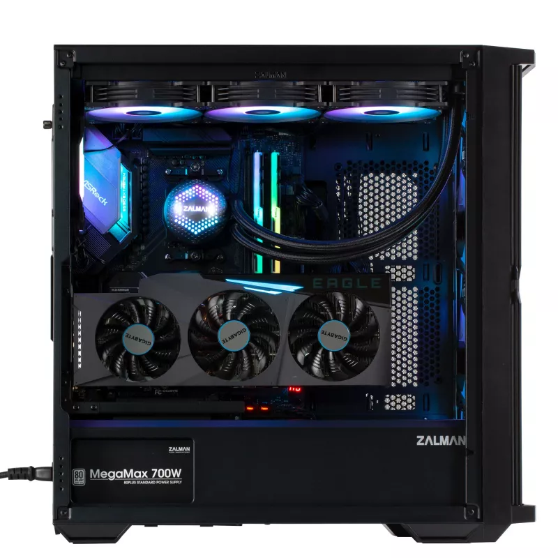 Caja PC Zalman Z10 DUO Midi Tower negra