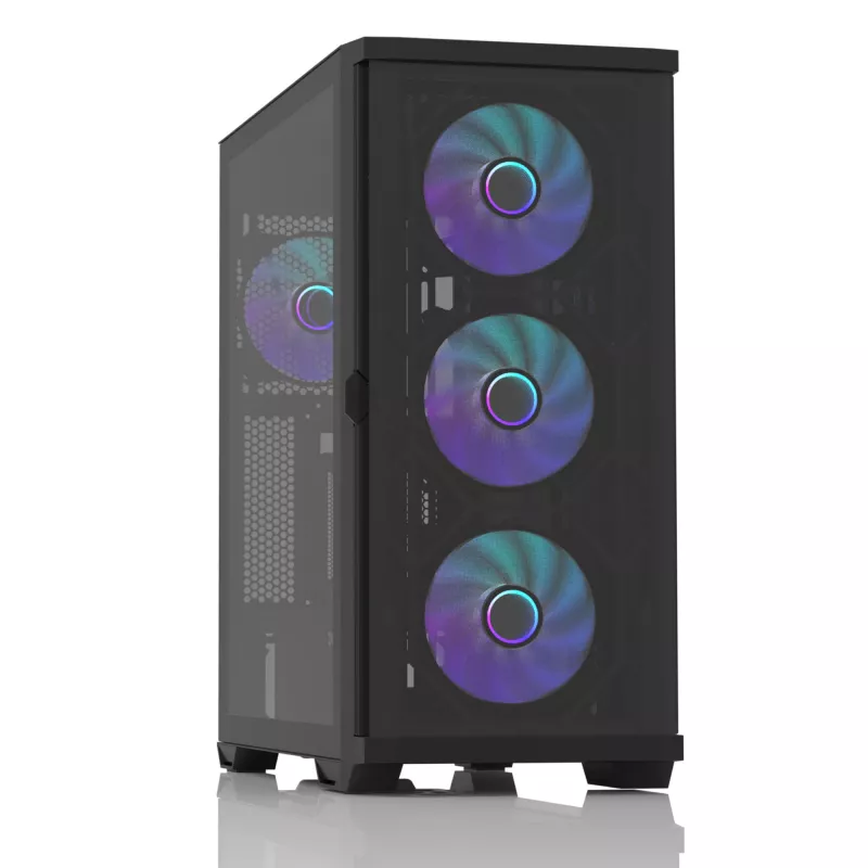 Caja PC Zalman Z10 DUO Midi Tower negra