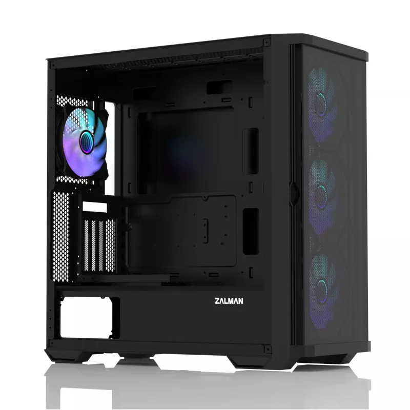 Caja PC Zalman Z10 DUO Midi Tower negra