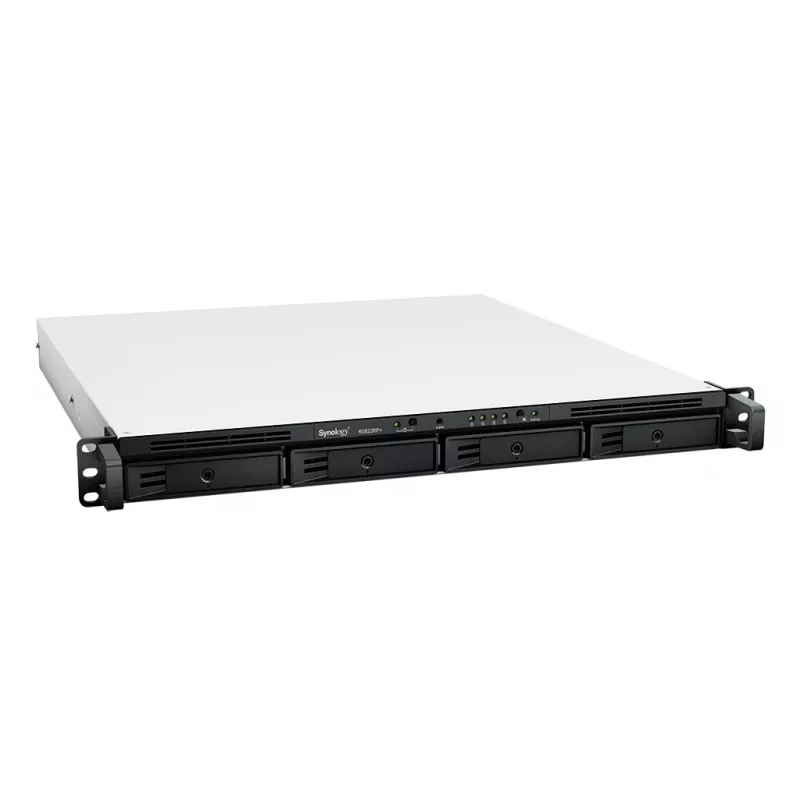 Servidor NAS Synology Rack Station RS822RP+ 1U 4 bahías Barebone con fuente de alimentación redundante