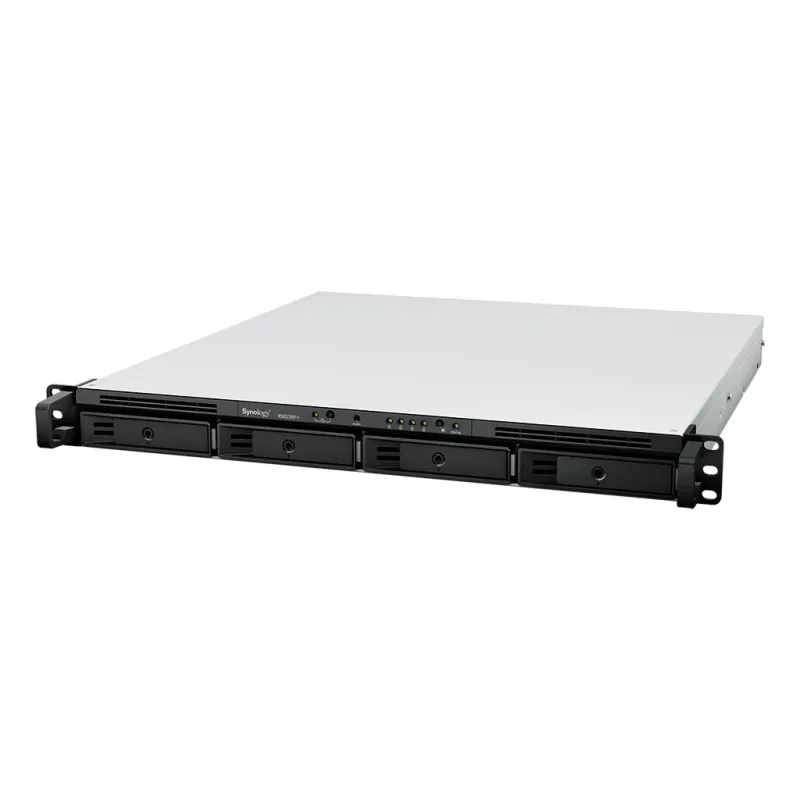 Servidor NAS Synology Rack Station RS822RP+ 1U 4 bahías Barebone con fuente de alimentación redundante