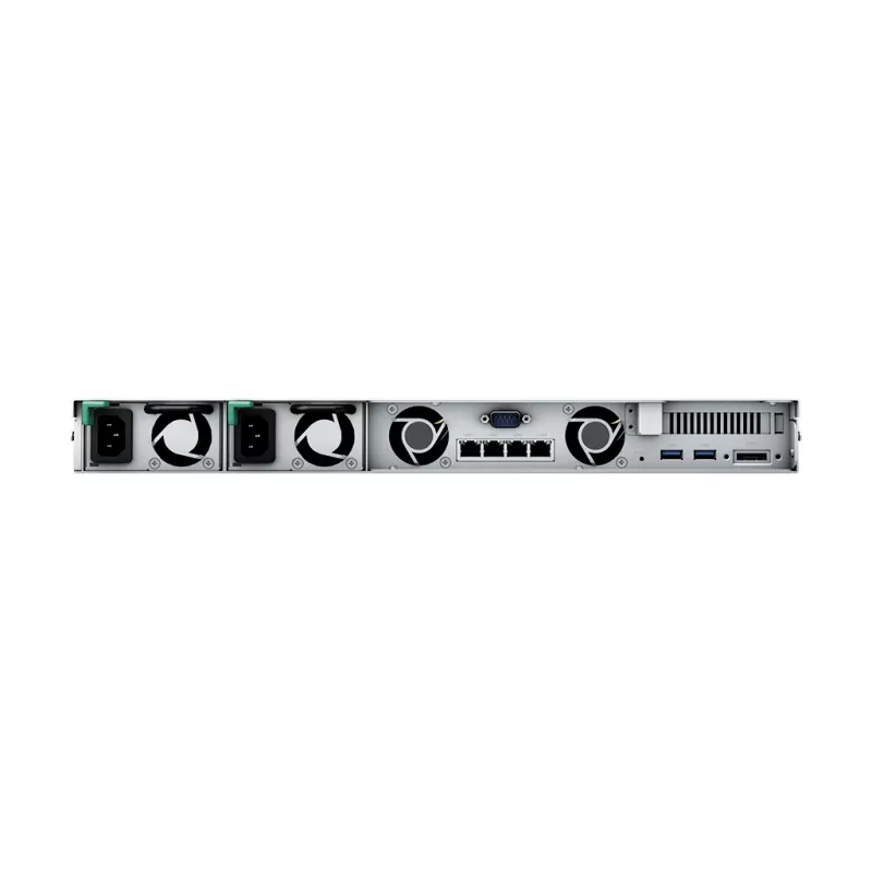 Servidor NAS Synology Rack Station RS822RP+ 1U 4 bahías Barebone con fuente de alimentación redundante