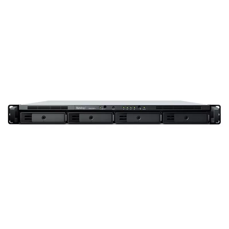 Servidor NAS Synology Rack Station RS822RP+ 1U 4 bahías Barebone con fuente de alimentación redundante