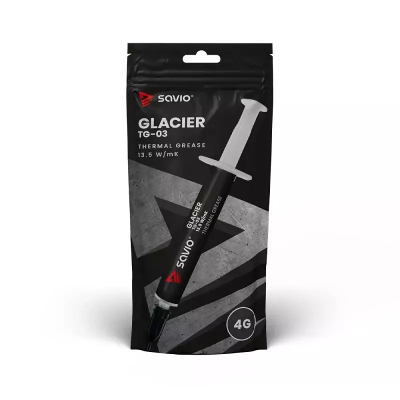 Pasta térmica SAVIO TG-03 13,5 W/m·K 4 g — pasta térmica para CPU y GPU