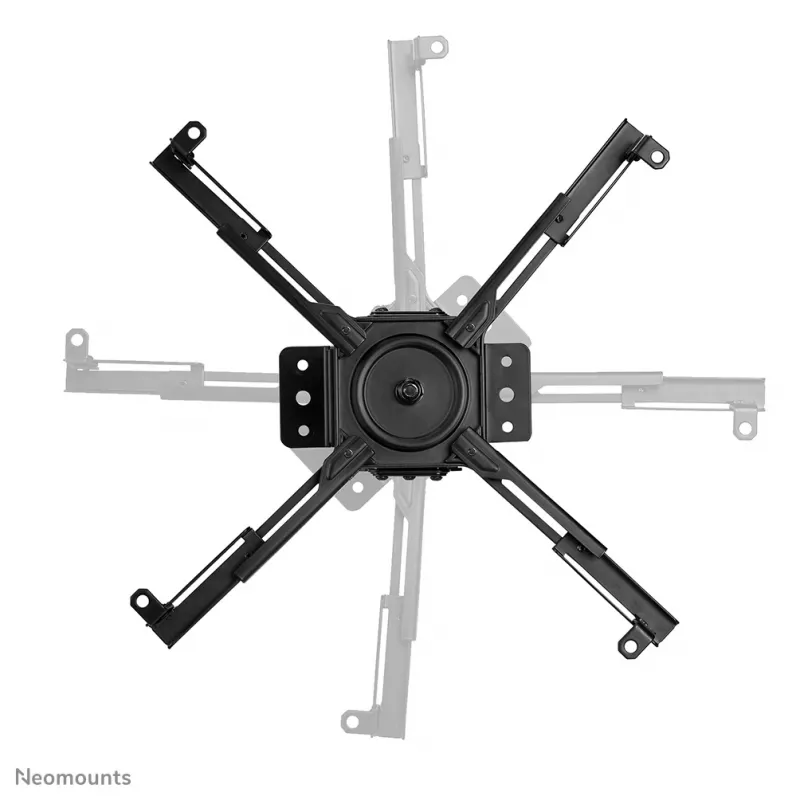 Soporte de techo para proyector Neomounts CL25-530BL1 - altura 25,5 cm - instalación sencilla - totalmente orientable