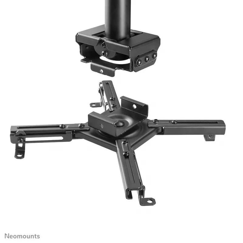 Soporte de techo para proyector Neomounts CL25-530BL1 - altura 25,5 cm - instalación sencilla - totalmente orientable