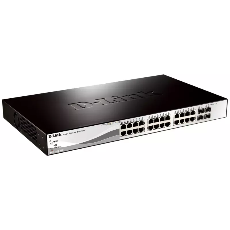 D-Link DGS-1210-28P Switch gestionado L2 Gigabit Ethernet (10/100/1000) Power over Ethernet (PoE) 1U