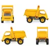 Camión volquete Lena EcoActives, volquete, 2 año(s), plástico, madera, negro, amarillo