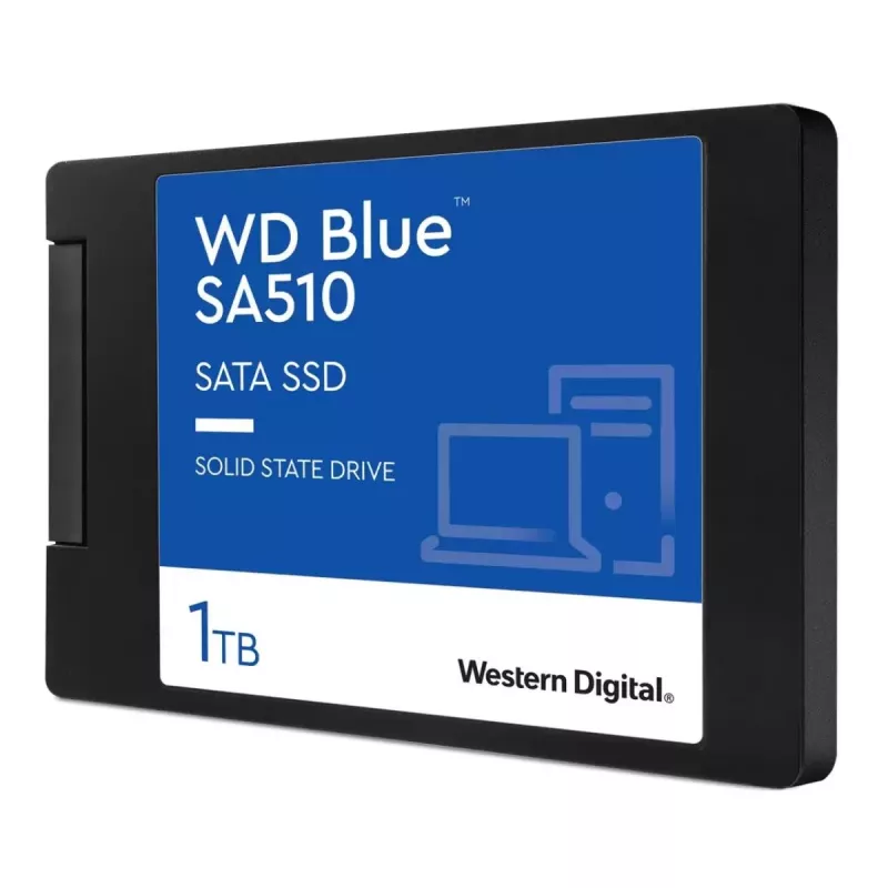 SSD WESTERN DIGITAL - WD Blue SA510 - 1 TB - SATA 6 Gb/s - 2,5 pulgadas - carcasa de 7 mm