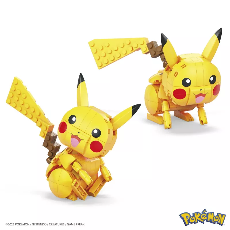 Set de construcción MEGA Pokémon Pikachu (211 piezas) con 1 figura de acción para niños