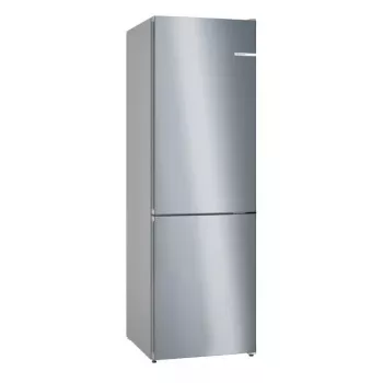 Frigorífico-congelador Bosch Serie 4 KGN362IDF, independiente, 321 L total (218 L frigorífico / 103 L congelador), acero inoxidable, congelador abajo
