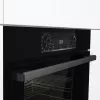 Horno empotrable Gorenje BOS6737E06FBG — 77 L multifunción, EcoClean, vapor, aire caliente, control mecánico, 59,5×59,5 cm, negro