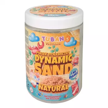 Arena cinética para niños Tuban DYNAMIC SAND NATURAL 1 kg 3 años