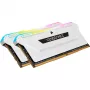 Memoria RAM CORSAIR 32GB DDR4 3200MHz C16 (2x16GB) Vengeance RGB Pro blanco