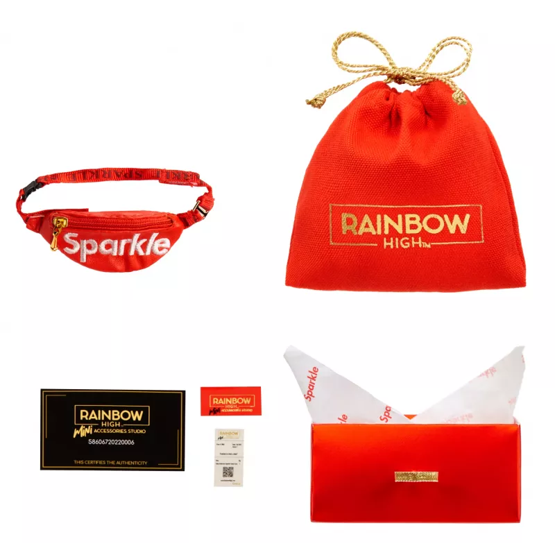 Rainbow High Accessories Studio Series 1, surtido H en bolsa PDQ Doll