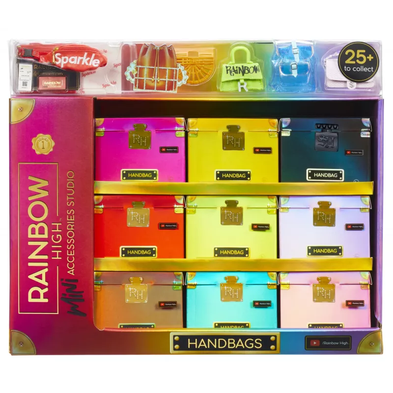 Rainbow High Accessories Studio Series 1, surtido H en bolsa PDQ Doll