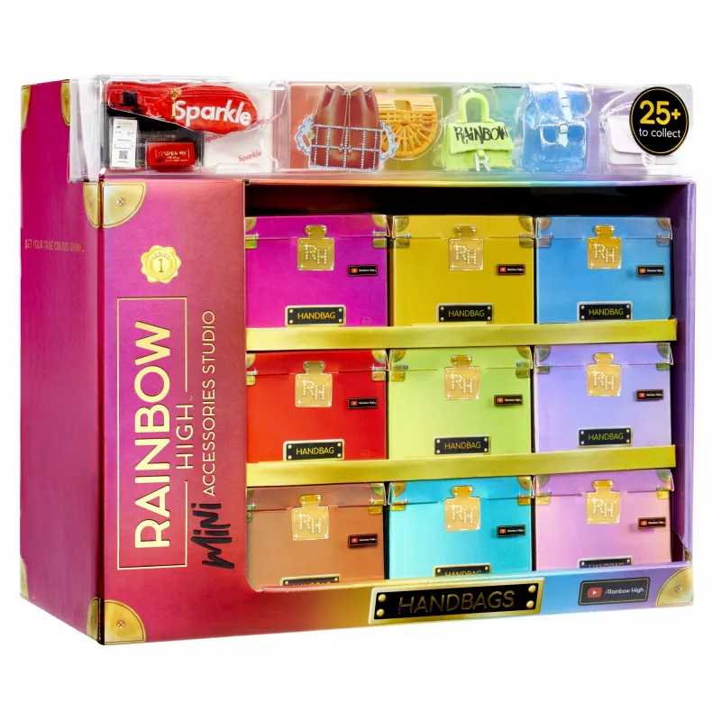 Rainbow High Accessories Studio Series 1, surtido H en bolsa PDQ Doll